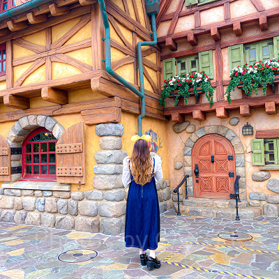 美女と野獣エリアフォトスポット