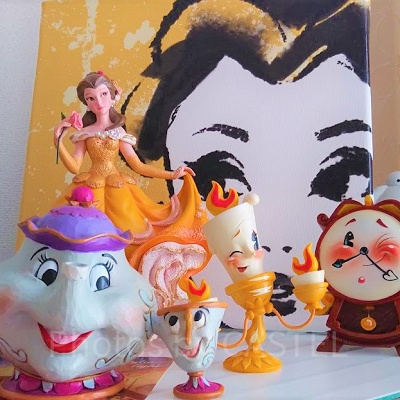 美女と野獣のフィギュア