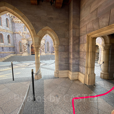 美女と野獣“魔法のものがたり”のプレミアアクセスのQライン