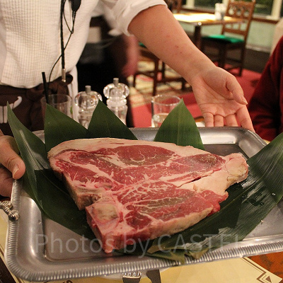 パークサイドグリルで提供されているビーフ