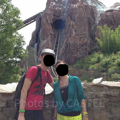 エクスペディション・エベレストの落下ポイント前