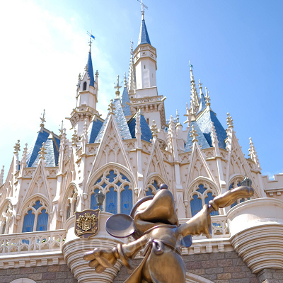 シンデレラ城の裏