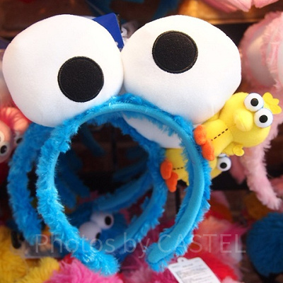 BIG目玉クッキーモンスター＆ミニビッグバードカチューシャ