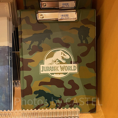 ジュラシックワールドのロゴ入りバインダー