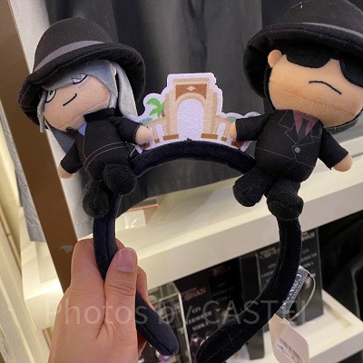 USJで販売されている黒の組織のカチューシャ