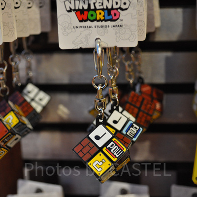 ブロックキューブのキーチェーン