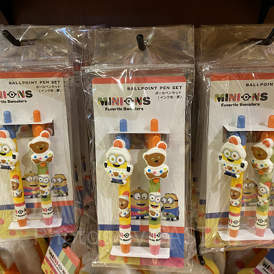 ボブとティムのボールペンセット（USJクリスマスグッズ2023）