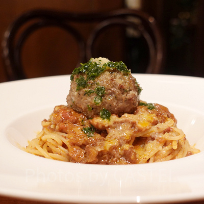 パスタセットのボロネーゼ