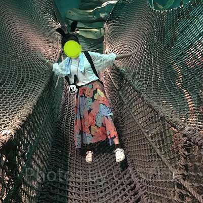 ボタニカル花柄×デザインカットソーの夏コーデ