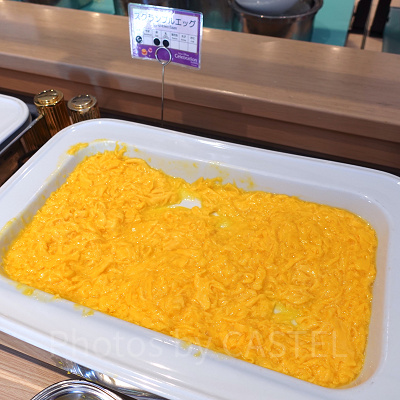 朝食メニュー：スクランブルエッグ