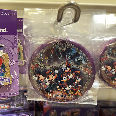 カンバッジ（ディズニーハロウィングッズ2024）