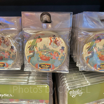 カンバッジ(ピーターパンのネバーランドアドベンチャーグッズ)