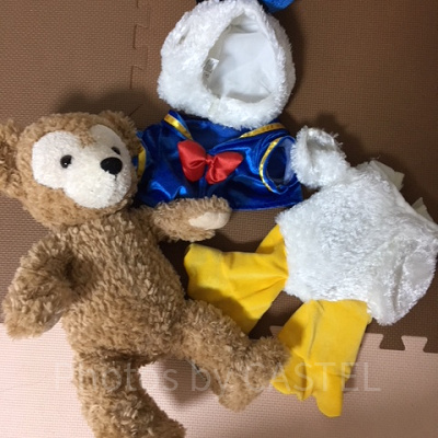 ダッフィーは洗濯できる？