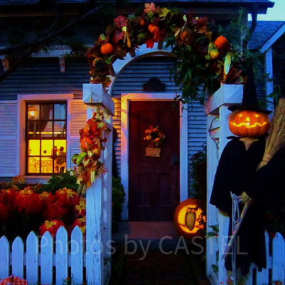 ハロウィーン時期のケープコッド
