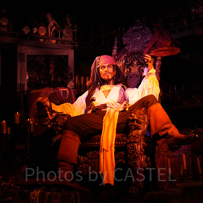 上海ディズニー　ジャックスパロウ　ファンキャップ　Dハロ　カリブの海賊 Disney - ディズニー カリブの海賊 ジャックスパロウ 海賊帽