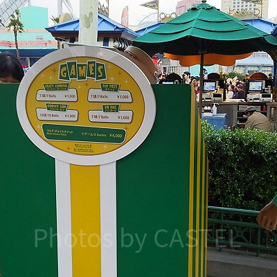 カーニバルゲームの料金表