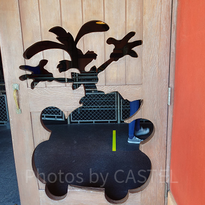 ロジャーラビットのカートゥーンスピン：ロジャーが暴走して空けた穴