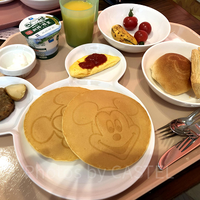 セレブレーションホテルの朝食メニュー