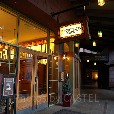 カリフォルニア・アナハイムディズニーのキャラクターダイニング：ストーリーテラーズ・カフェ