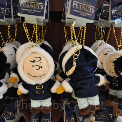 チャーリーブラウンのマスコットキーチェーン