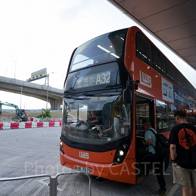 香港ディズニー周辺格安ホテル：空港からランブラーガーデンホテルの近くまで行けるA32系統のシティバス