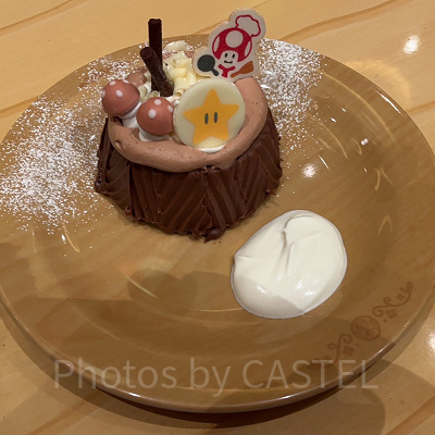 シェフ特製の切り株ケーキ ～チョコレート～