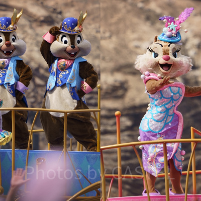 チップとデール（お着替え後）