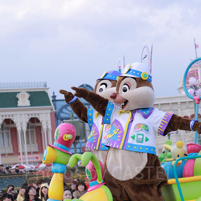 うさたま大脱走のチップとデール。二人は息ぴったり！