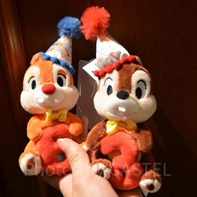 チップとデールぬいぐるみバッジセット