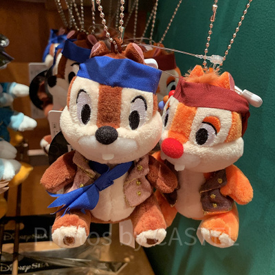 チップとデールぬいぐるみバッジセット