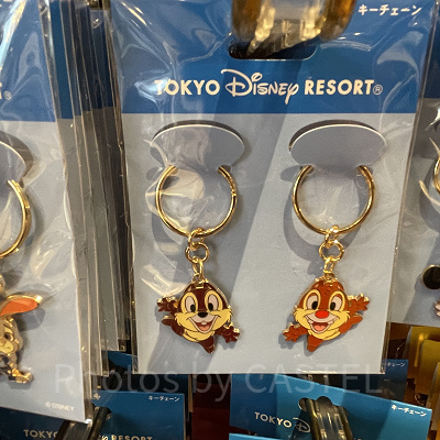 チップ＆デールペアキーチェーン