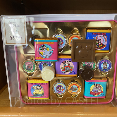 東京ディズニーリゾートのチョコレート缶
