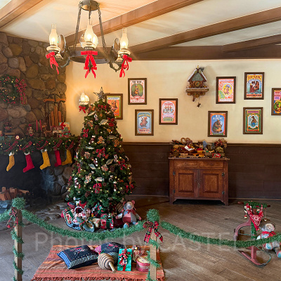 クリスマスらしいデコレーション