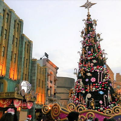 USJのクリスマスツリー(2018年)