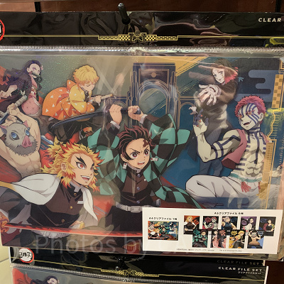 クリアファイルセット（USJ鬼滅の刃グッズ2024）