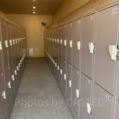 コインロッカーの様子（バス＆タクシーターミナル付近）