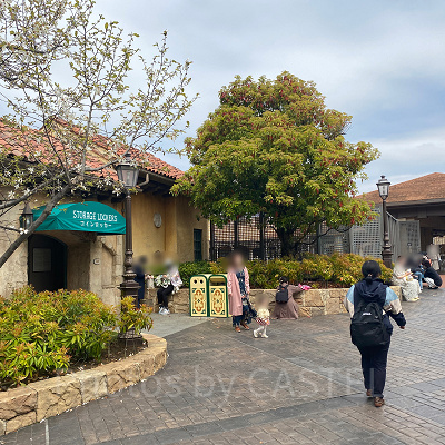 ヴァレンティーナズ・スウィート付近のコインロッカー（パーク内）