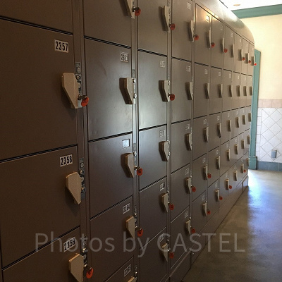 コインロッカーの様子（ヴァレンティーナズ・スウィート付近）