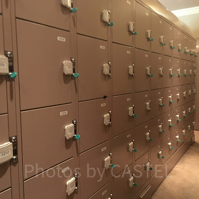 コインロッカーの様子（宅配センター横）