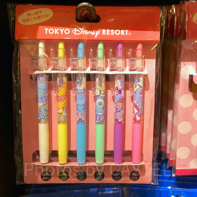 モンスターズインクのカラーペン（6本セット）