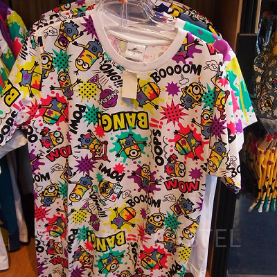 カラフルミニオン総柄Tシャツ