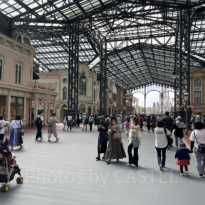 ディズニーランド ワールドバザールの混雑状況（2022年5月10日）