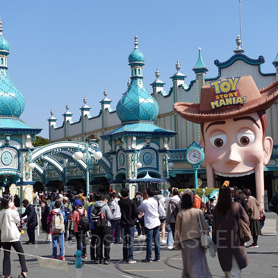 ディズニーシーの混雑の様子