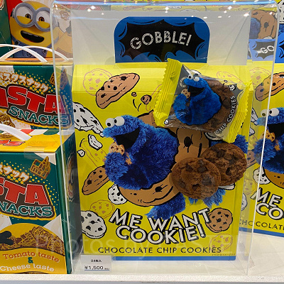 クッキーモンスターのチョコチップクッキー