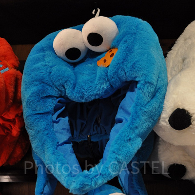 クッキーモンスターぬいぐるみハット