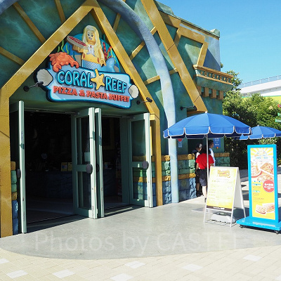 「コーラルリーフ・ピッツア・アンド・パスタ・ビュッフェ」入り口