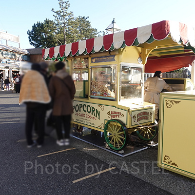 ポップコーンワゴンの混雑状況／15:30