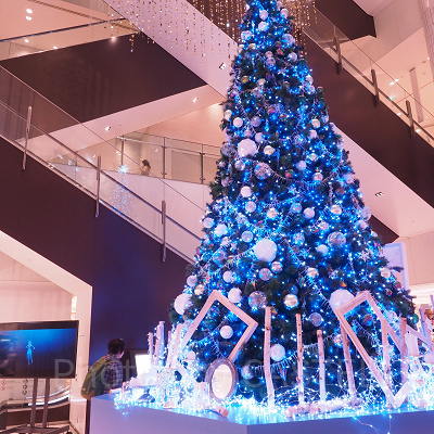 大名古屋ビルヂング地下のクリスマスツリー
