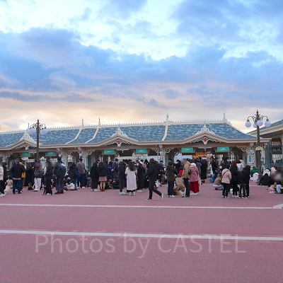 12月ディズニーランド混雑レポ：開園待ち列
