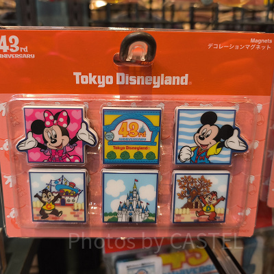 デコレーションマグネットセット(ディズニーランド43周年グッズ)